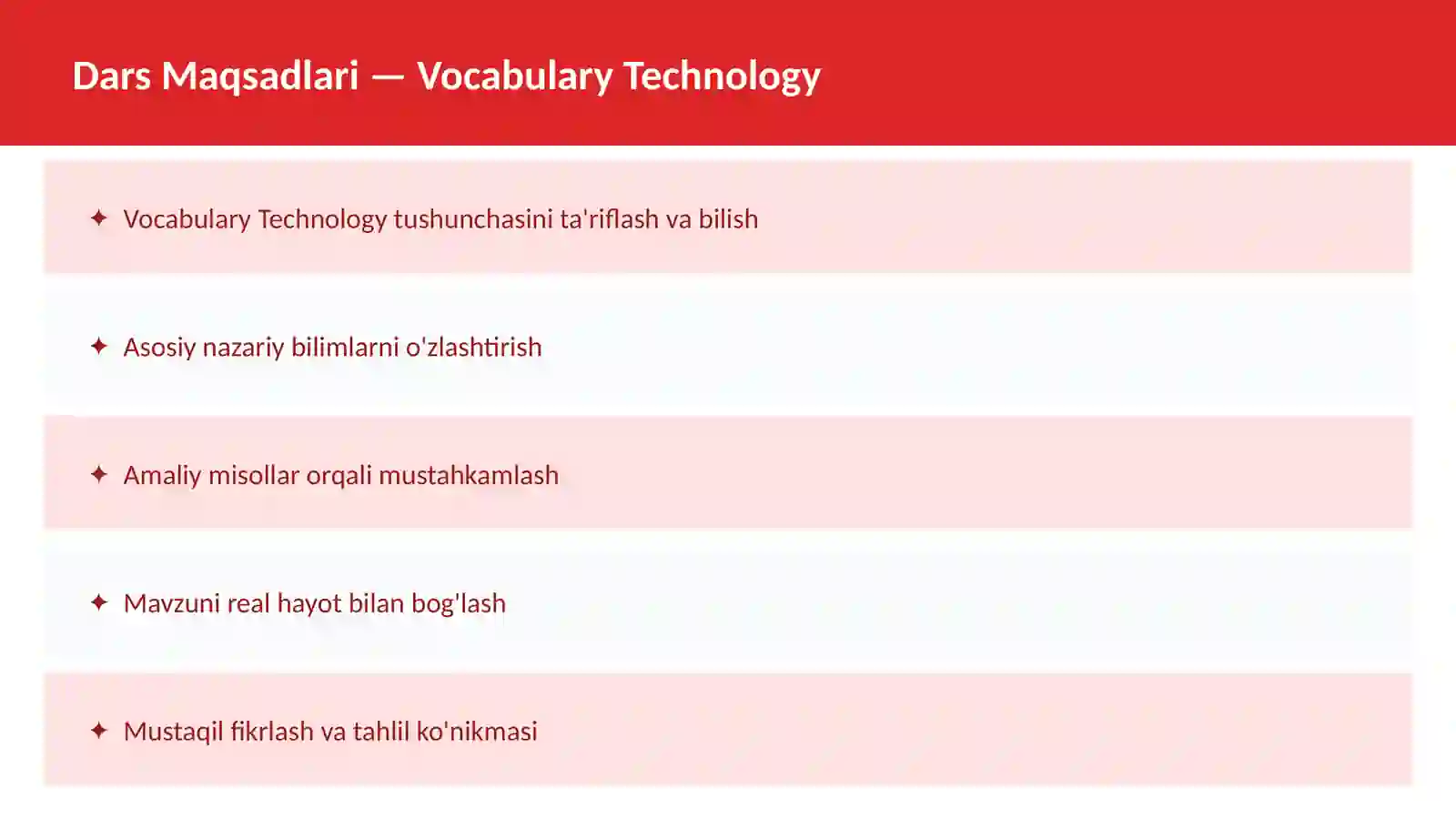 Vocabulary Education 2