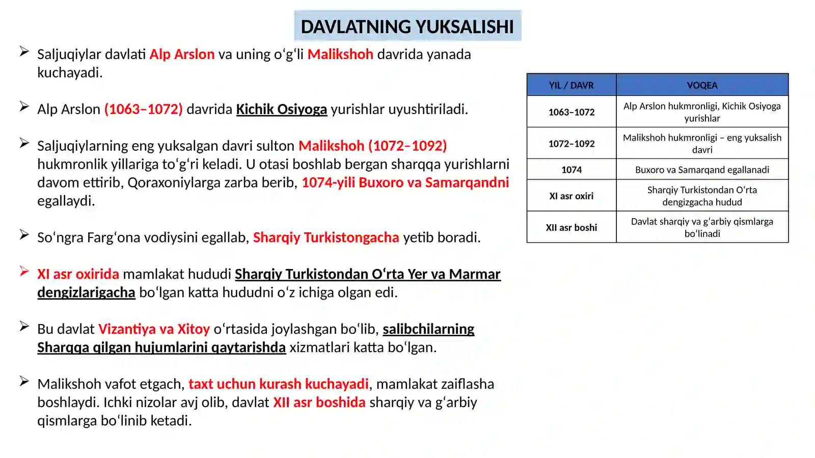 10-mavzu Saljuqiylar davlati 2