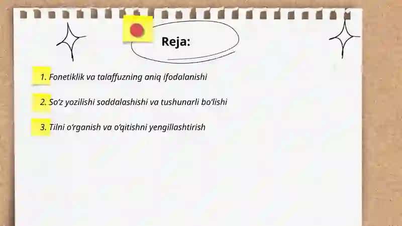 Lotin yozuviga asoslangan imlo qoidalarining afzalligi 2