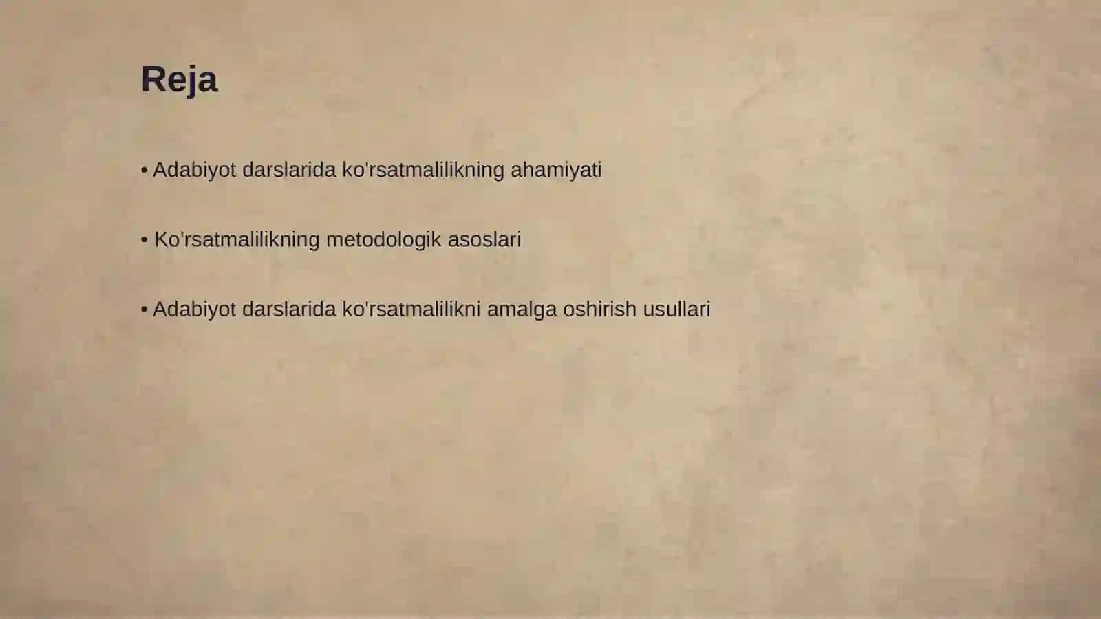 Adabiyot darslarida koʻrsatmalilik 2