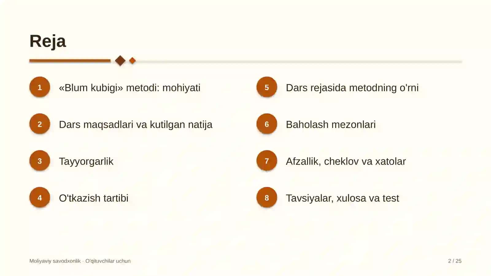 moliyaviy savodxonlik darslarida blum kubigi metodidan foydalanish 9310 2