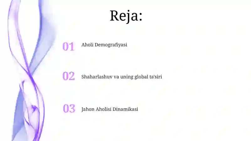 Jahon Aholisi Demografiyasi 2