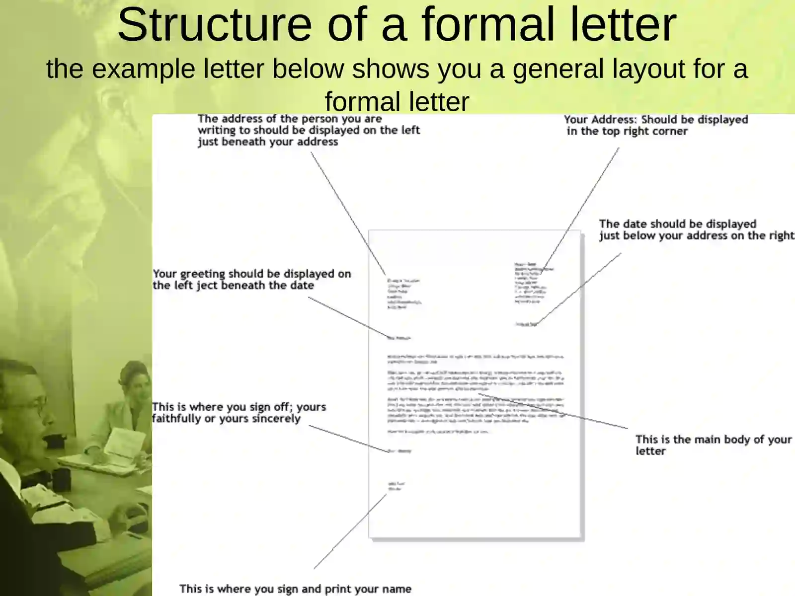 How to write formal letters 2