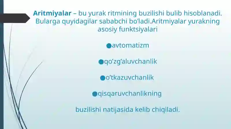 Yurak aritmiyalari 2