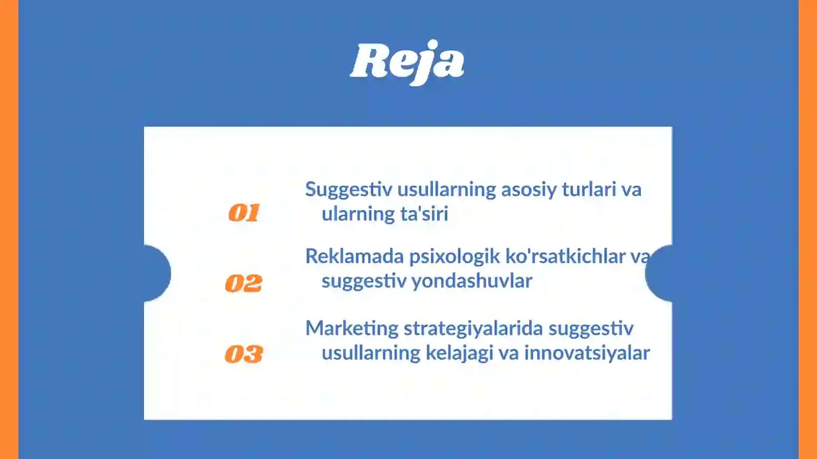 Reklama va marketing texnologiyalarida ta'sir qiluvchi suggestiv usullari 2