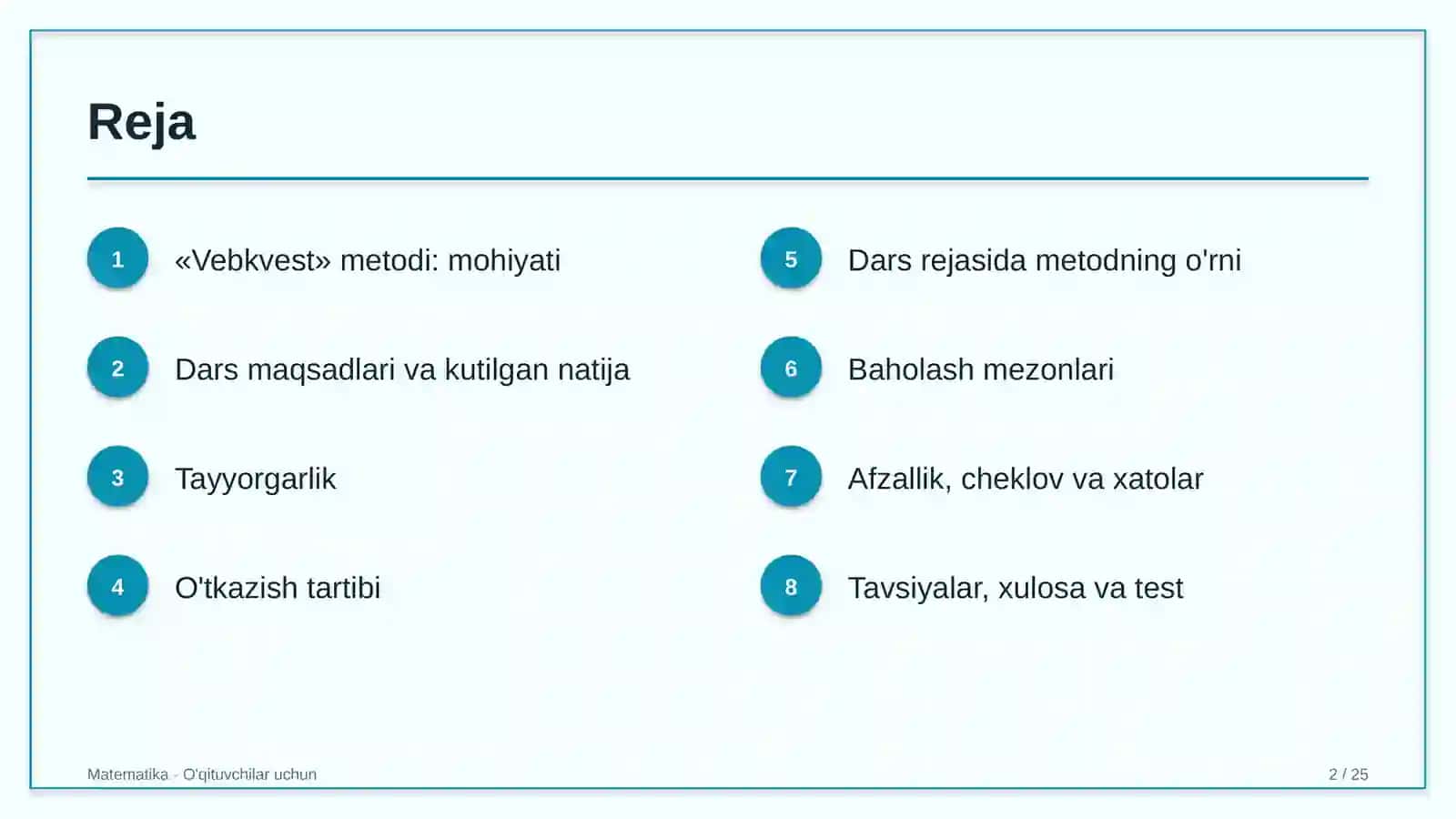 matematika darslarida vebkvest metodidan foydalanish 6364 2