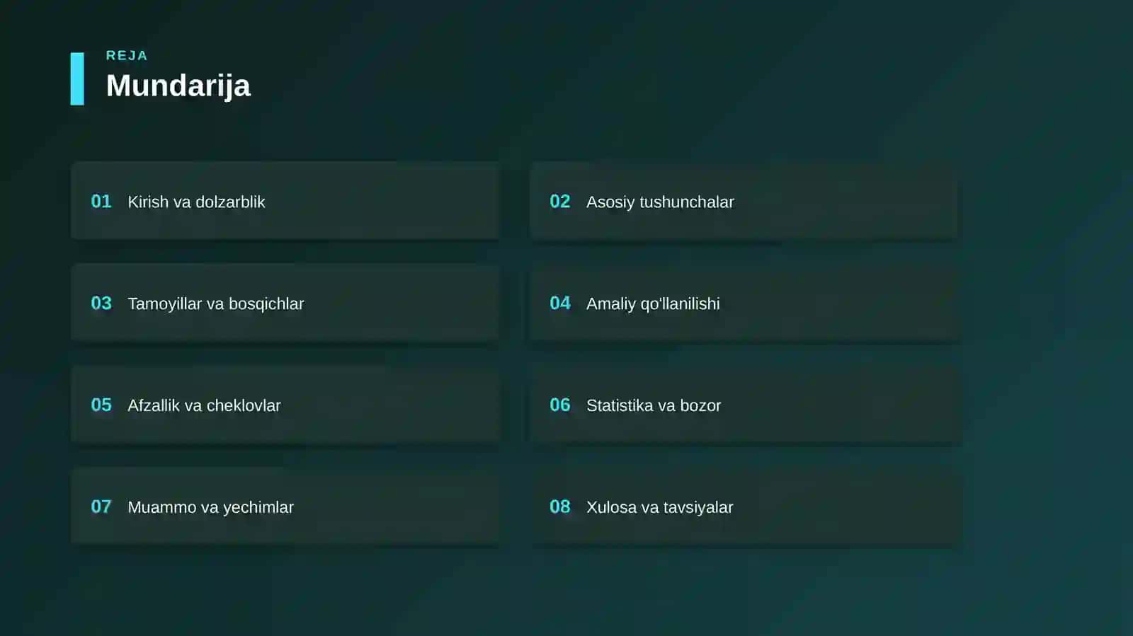 Robototexnika (davlat boshqaruvida) 2