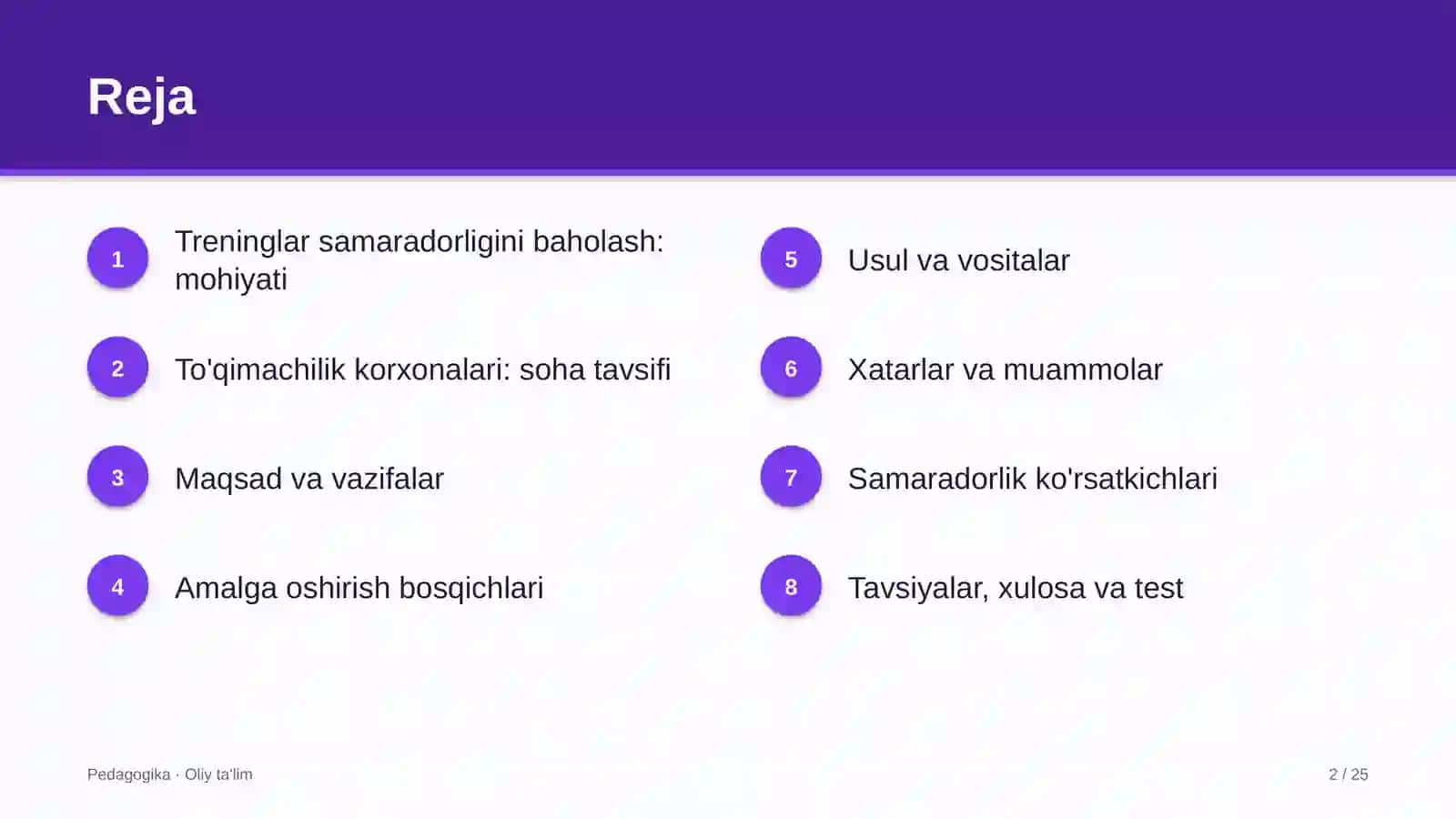 to'qimachilik korxonalarida treninglar samaradorligini baholash 3200 2