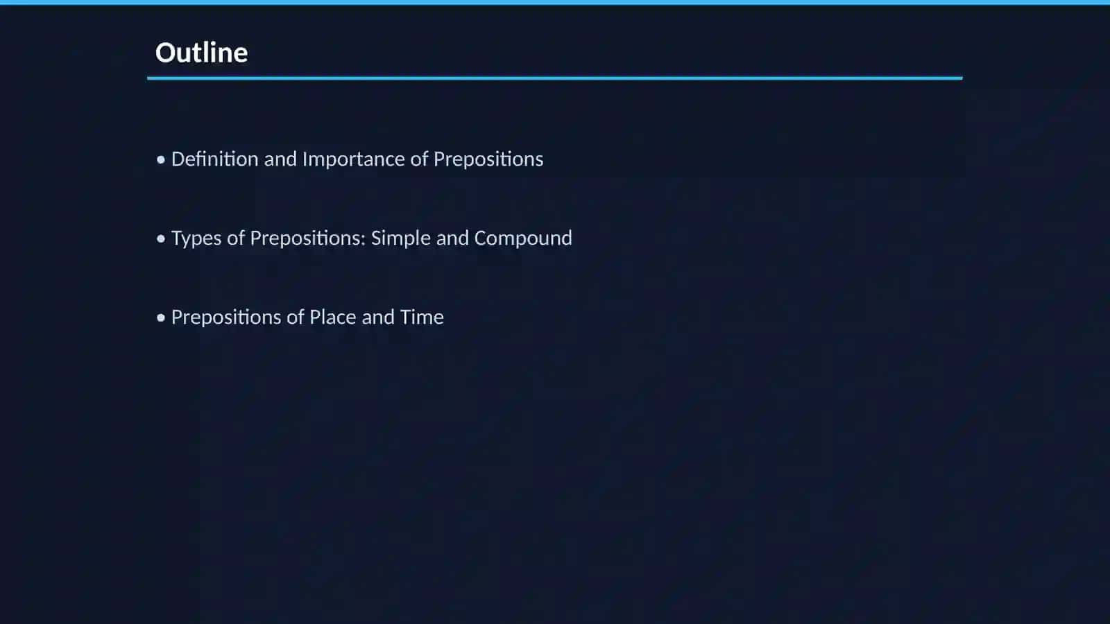 Prepositions 2