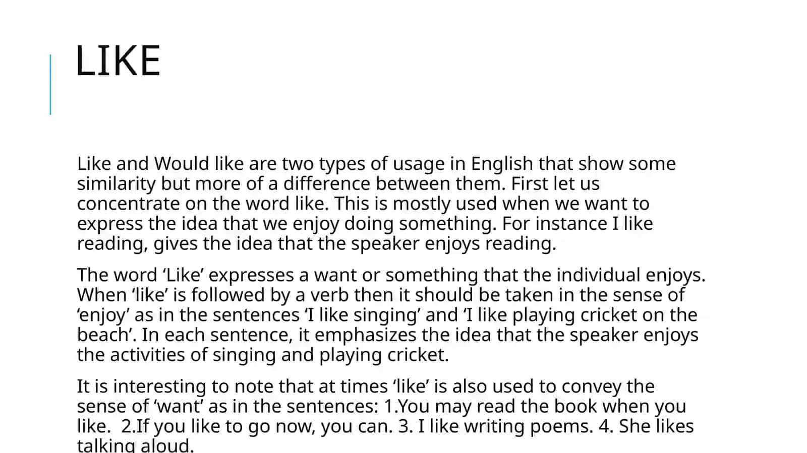 grammer based on verbs plus vacobulary 2