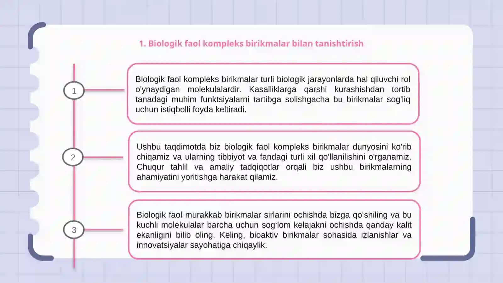 Biologik faol kompleks birikmalar 2
