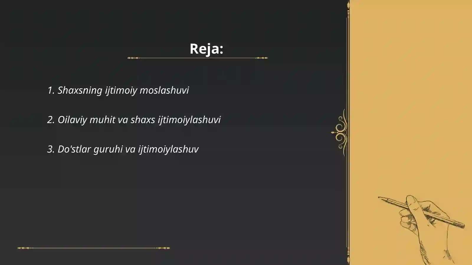 Shaxs ijtioiylashuvi va ijtimoiy xulq-atvor 2