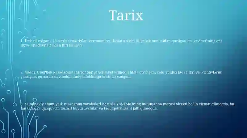 Ulug'Bek Rasadxonasi 2