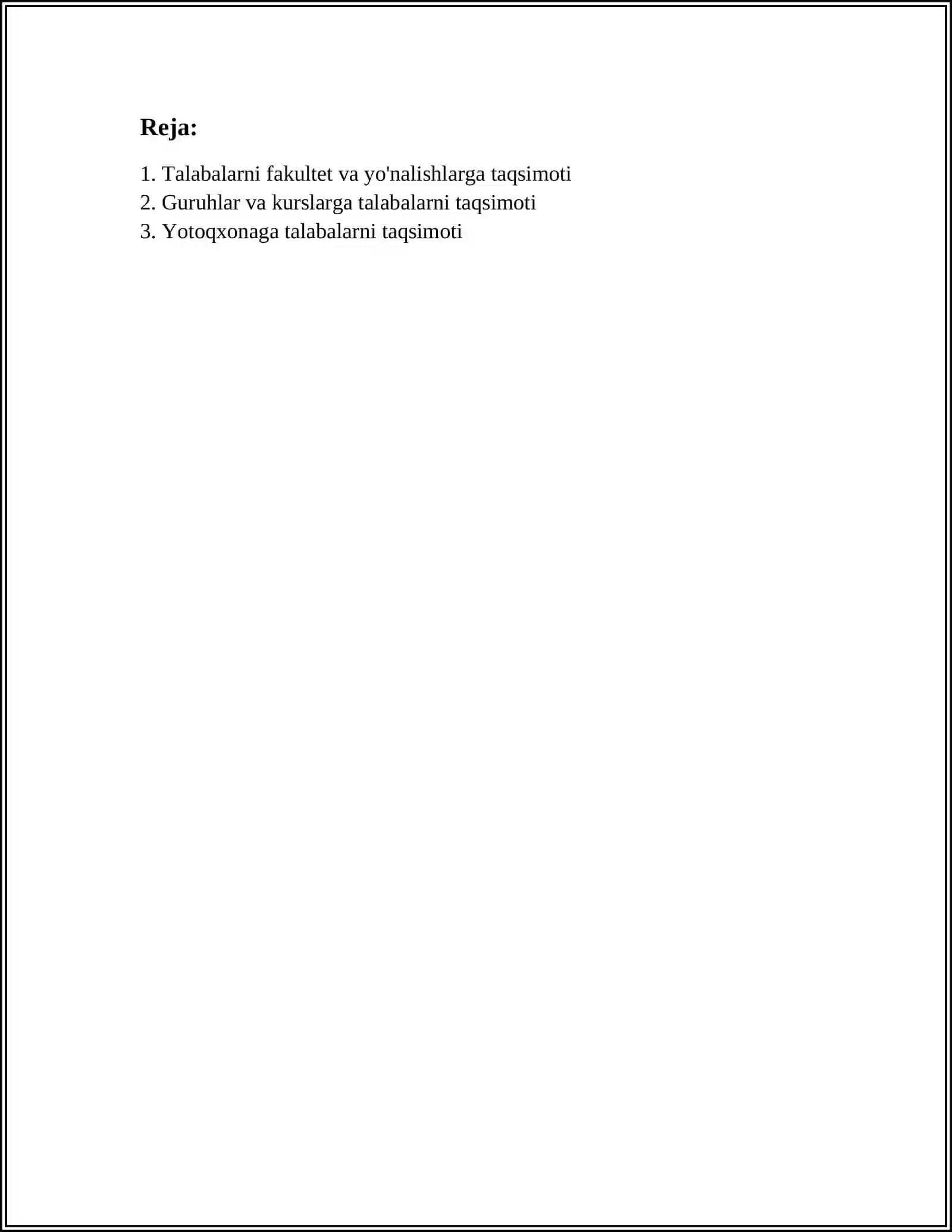 STYUDENT TAQSIMOTI 2