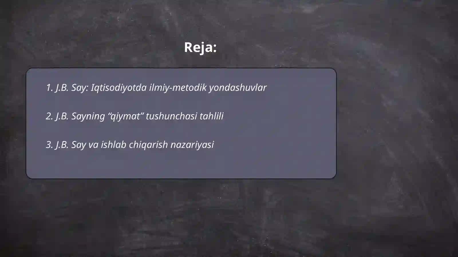 Uning metodologiyasi, qiymatning tahlili 2