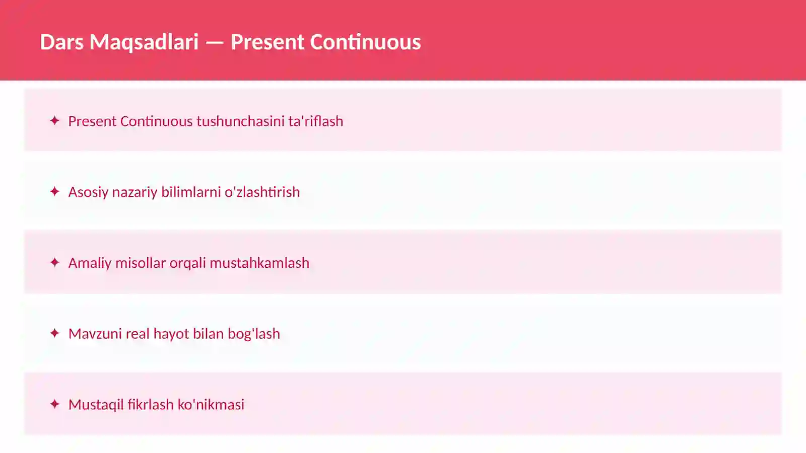 Present Simple 2