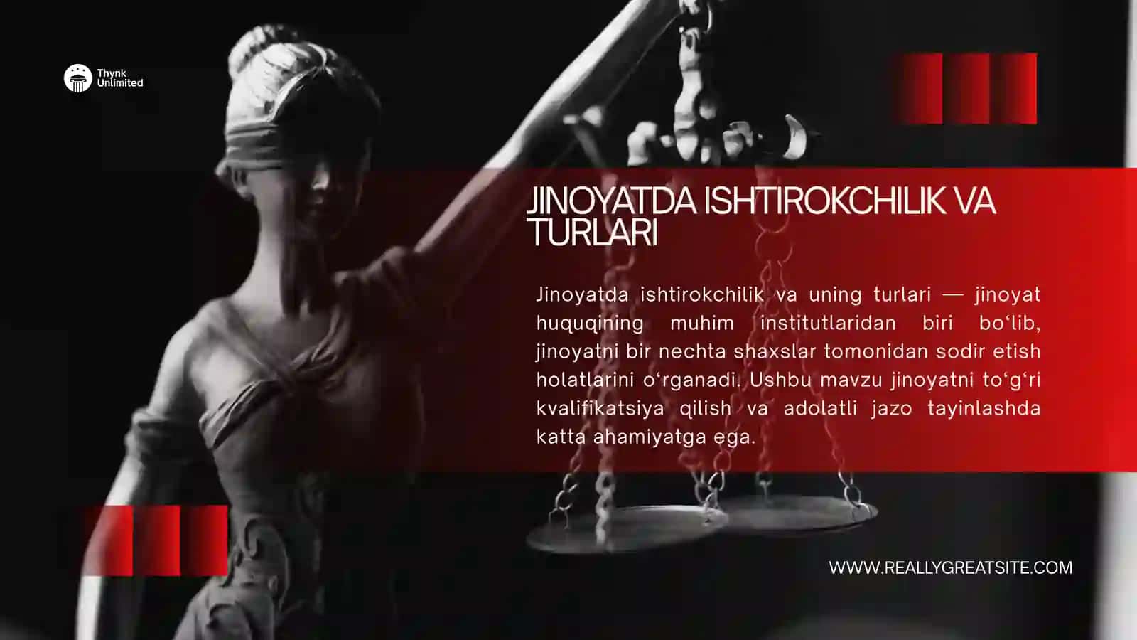 JINOYATDA ISHTIROKCHILIK VA TURLARI 2