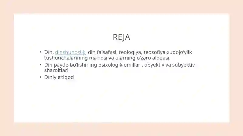 Din, Dinshunoslik, Din Falsafasi 2