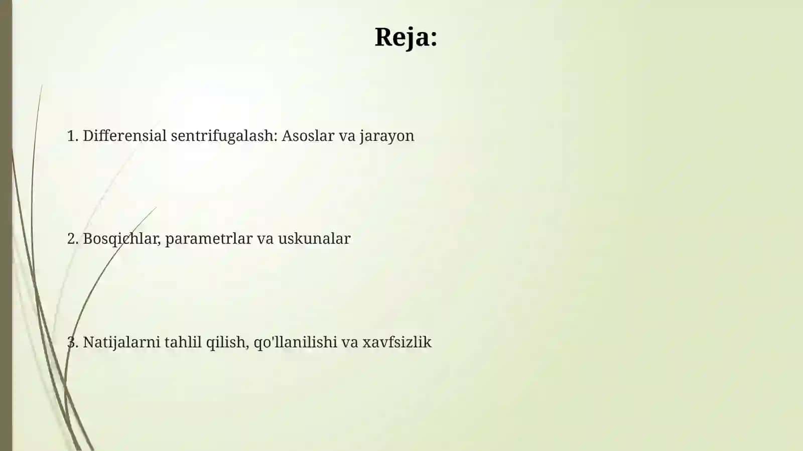 Differensial sentrifugalash yordamida Hujayra qismlarini fraksiyalash 2