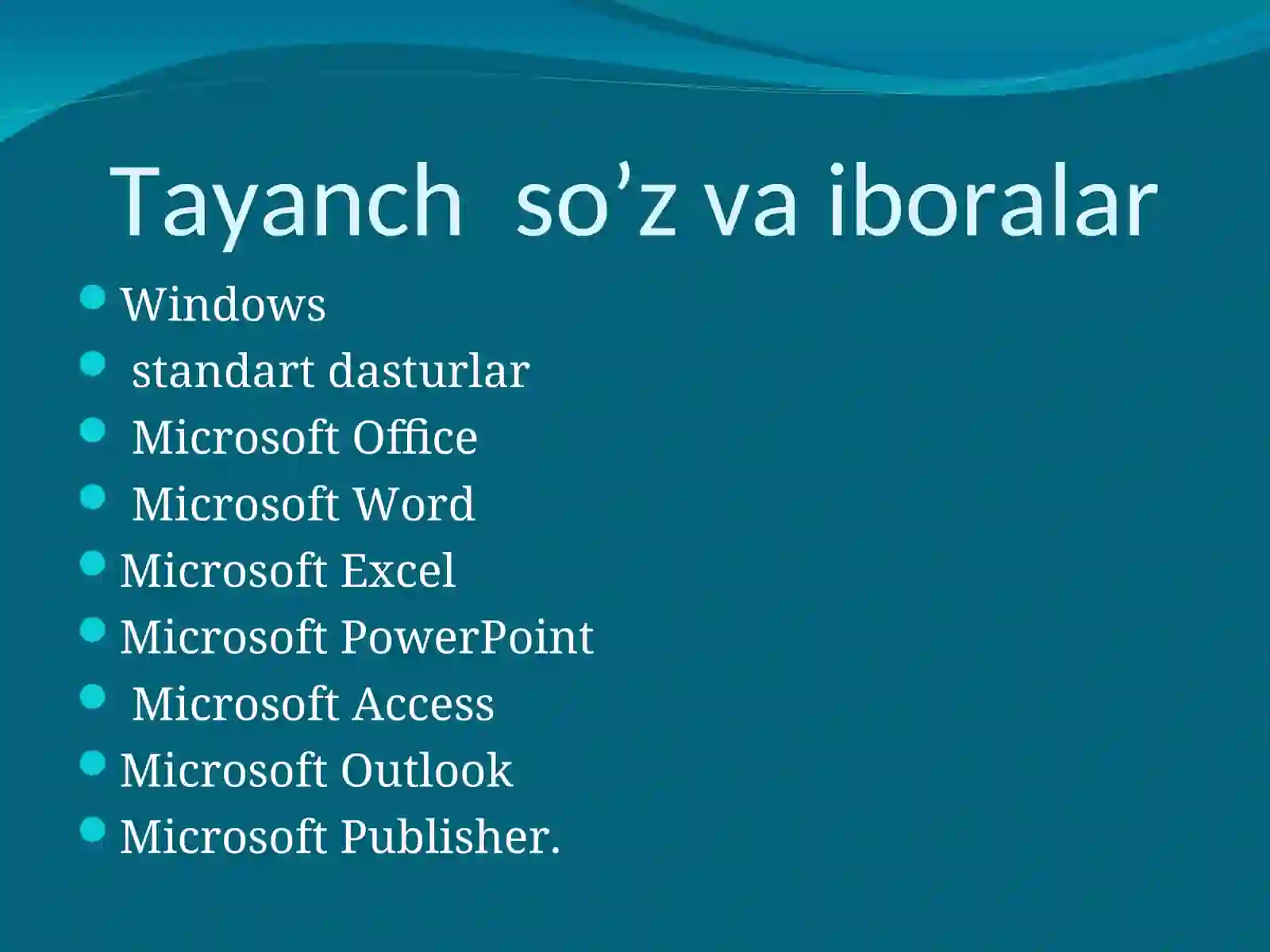 Windows standart dasturlari, Office dasturlari paketi, Microsoft Office yaratilishi 2