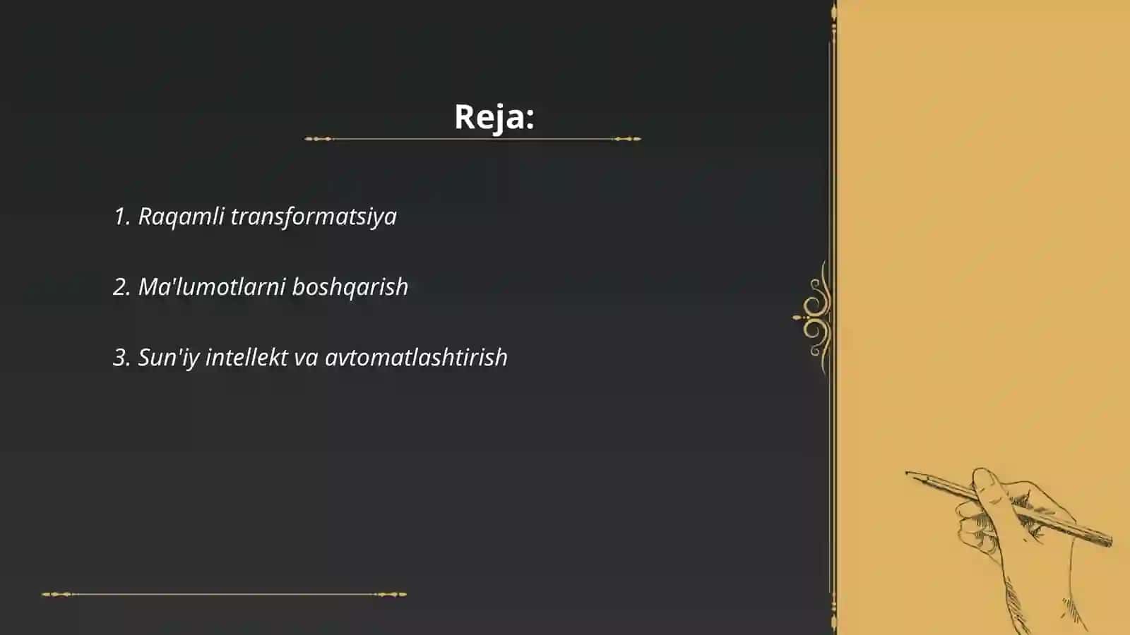 Tashkilot rivojlanishining raqamli strategyasi 2