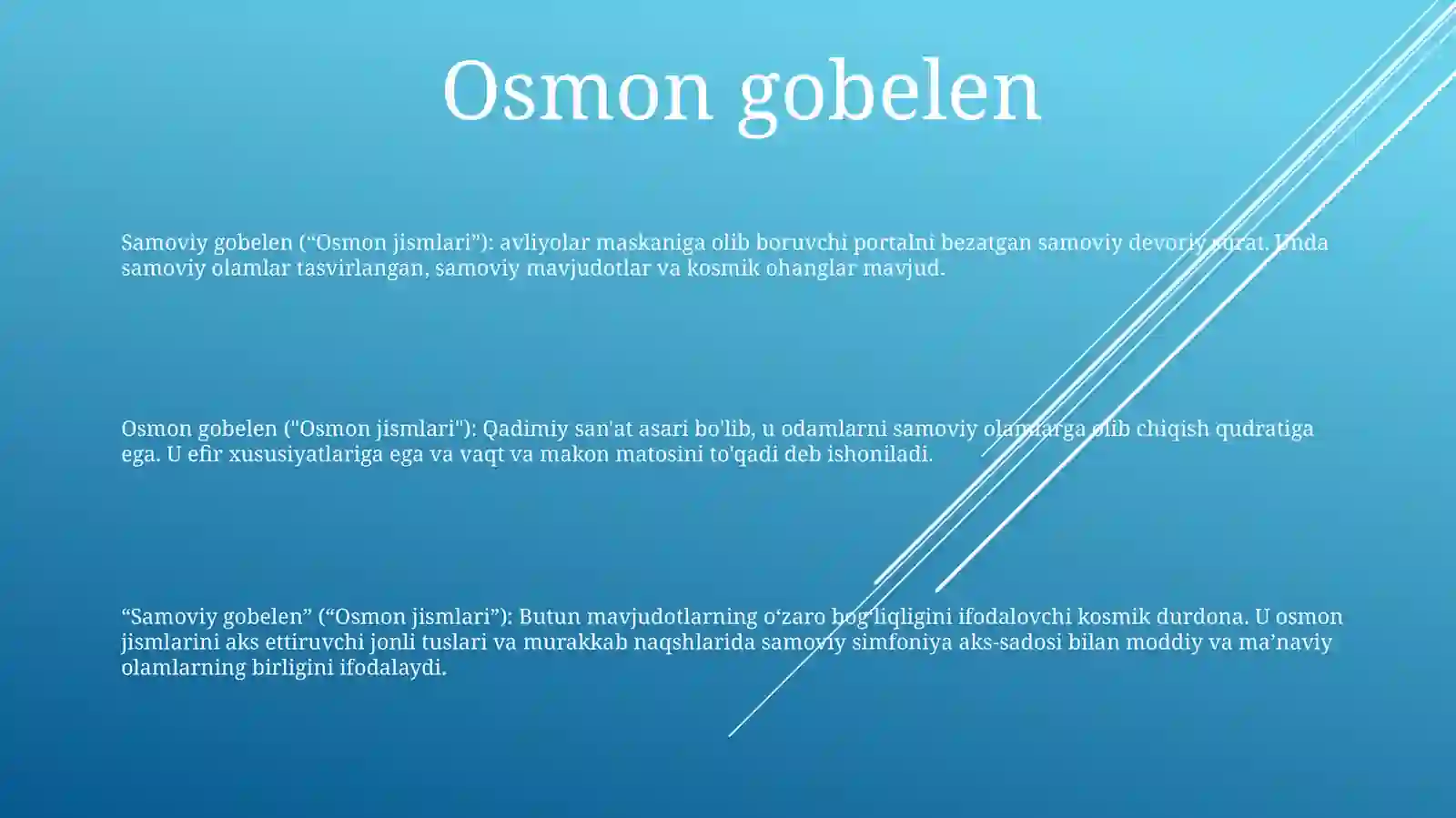 Osmon Jismlari 2
