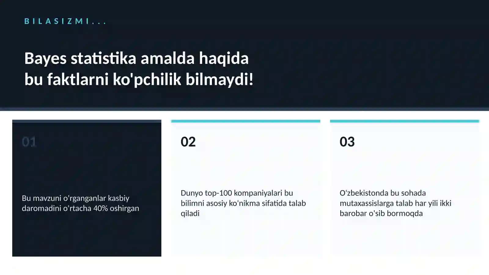 Bayes statistika amalda 2