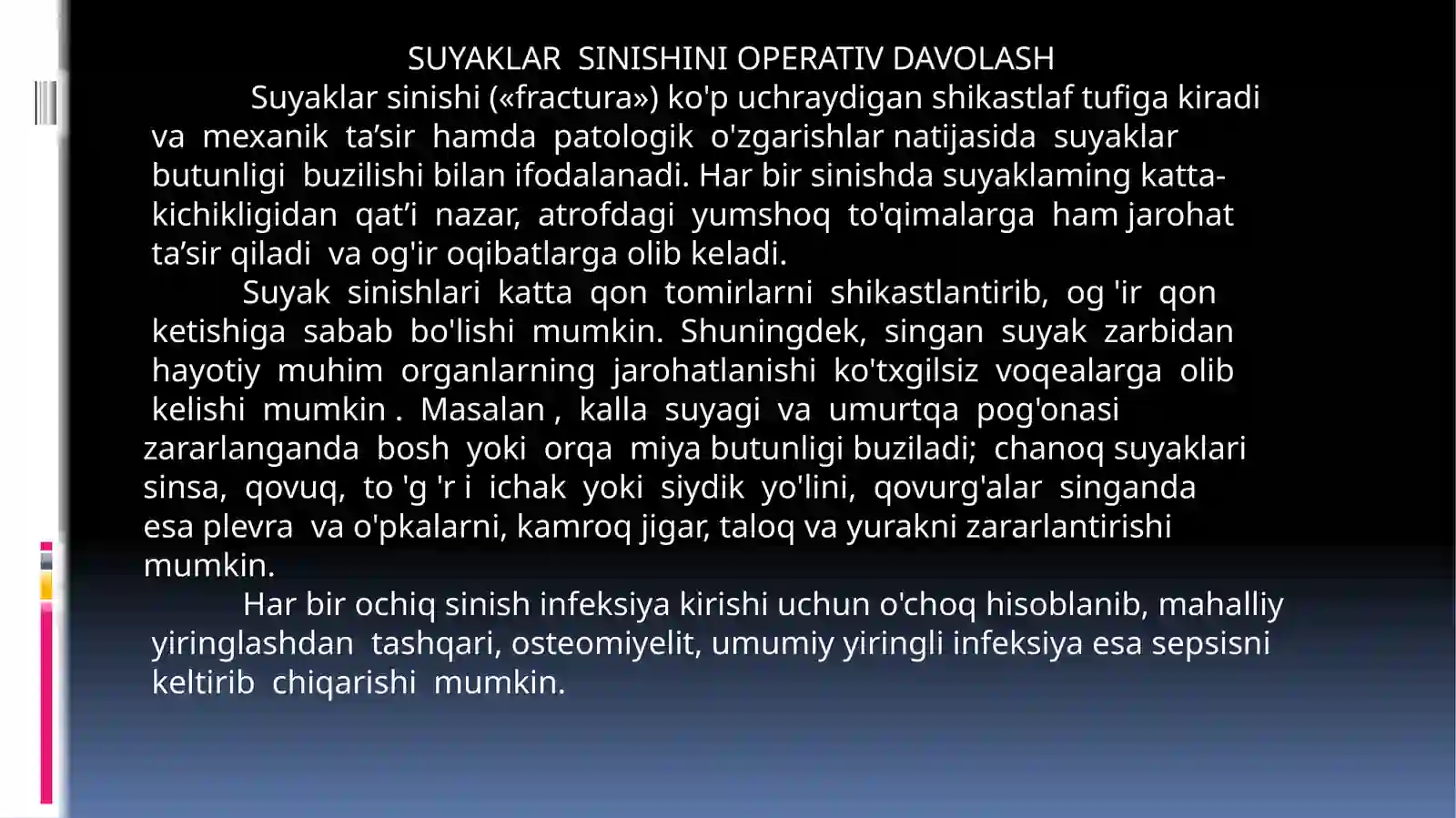 Xirurgiksinishlar 2