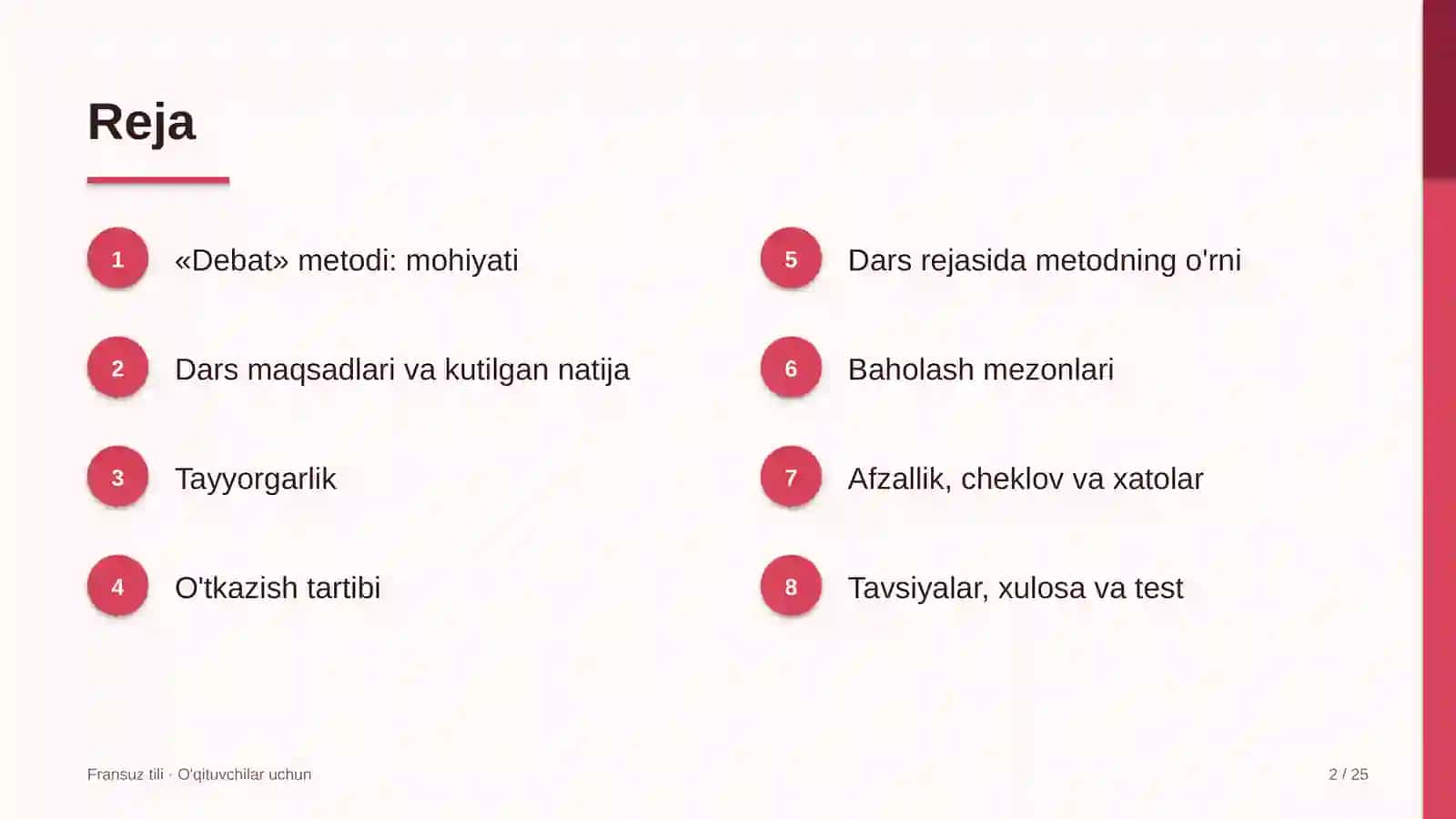 fransuz tili darslarida debat metodidan foydalanish 9772 2