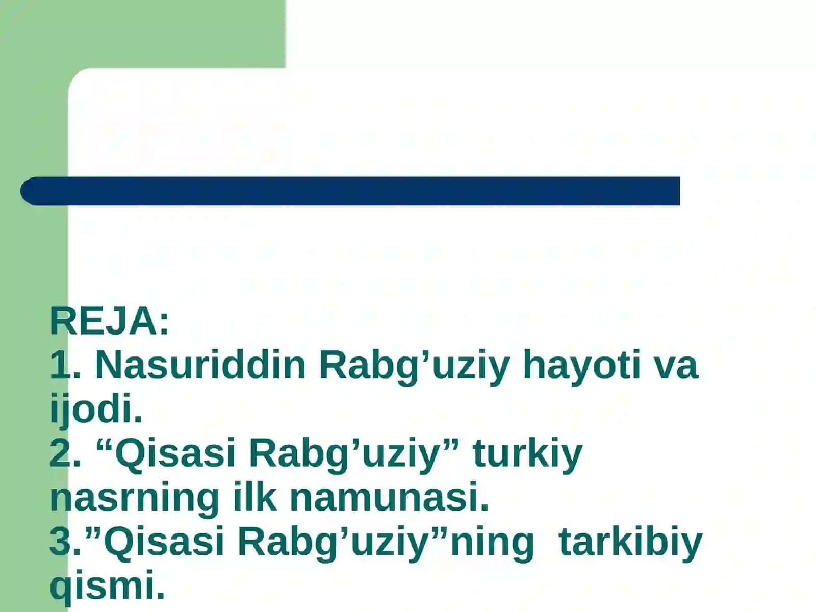 Qisasi Rabg’uziy 2