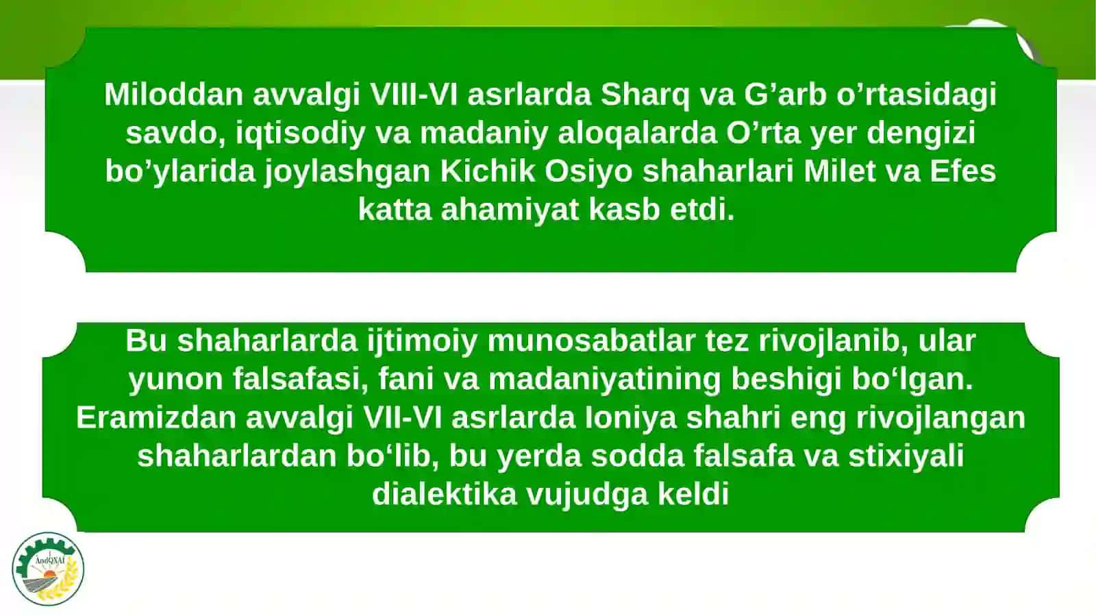 G‘ARB FALSAFASINING USTUVOR YO‘NALISHLARI VA ULARNINGFAN TARAQQIYOTIGA TA’SIRI 2