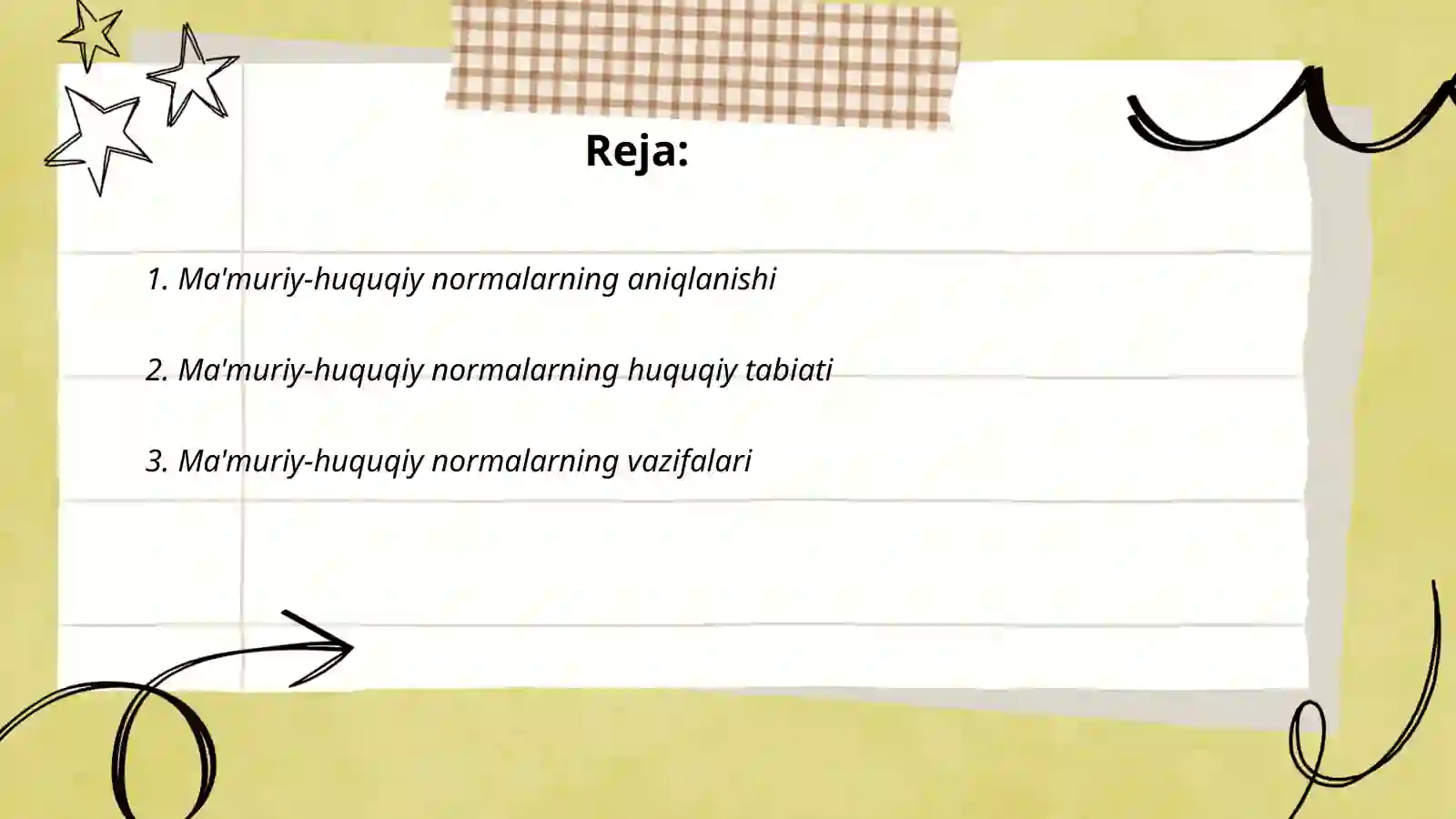 Ma'muriy-huquqiy normalar tushunchasi va tuzilishi 2