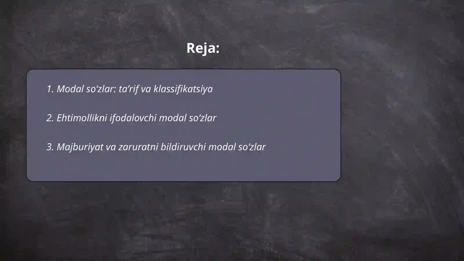 Modal soʻzlar 2