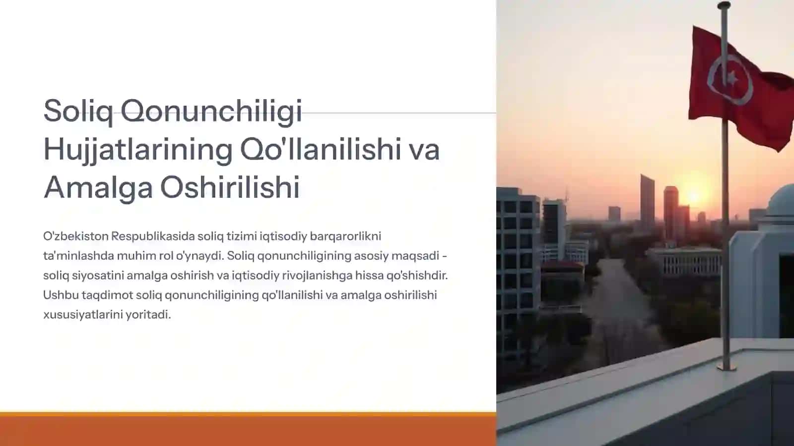 Soliq qonunchiligi hujjatlarini qo’llash va amalga oshirish xususiyatlari 2