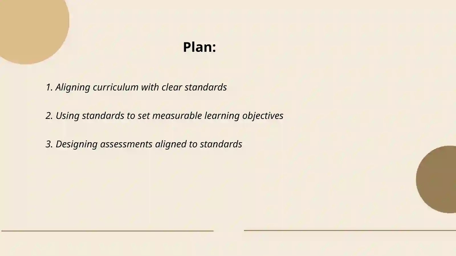 Aligning Curriculum with Clear Standards 2