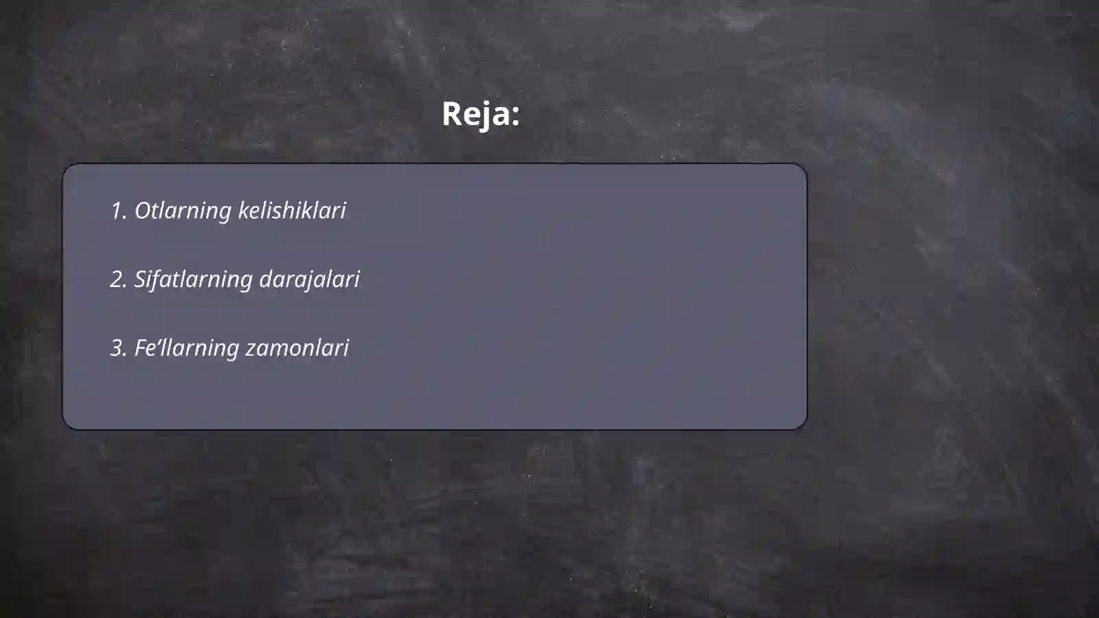 Condition grammatika 2