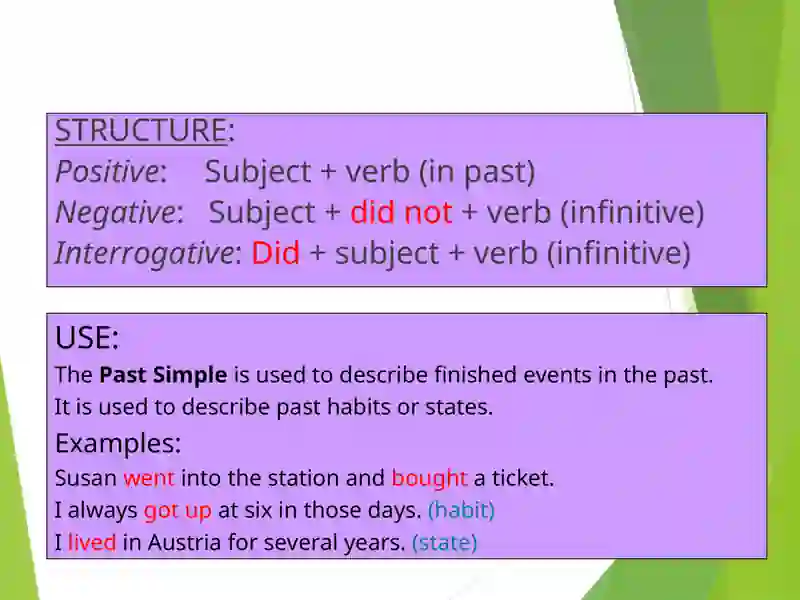 Past Continuous 2