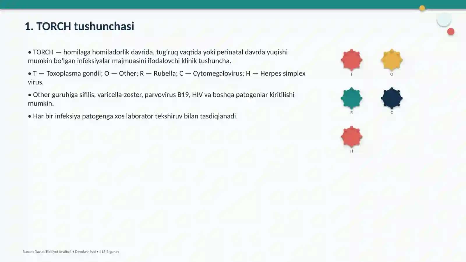 TORCH INFEKSIYALARI 2