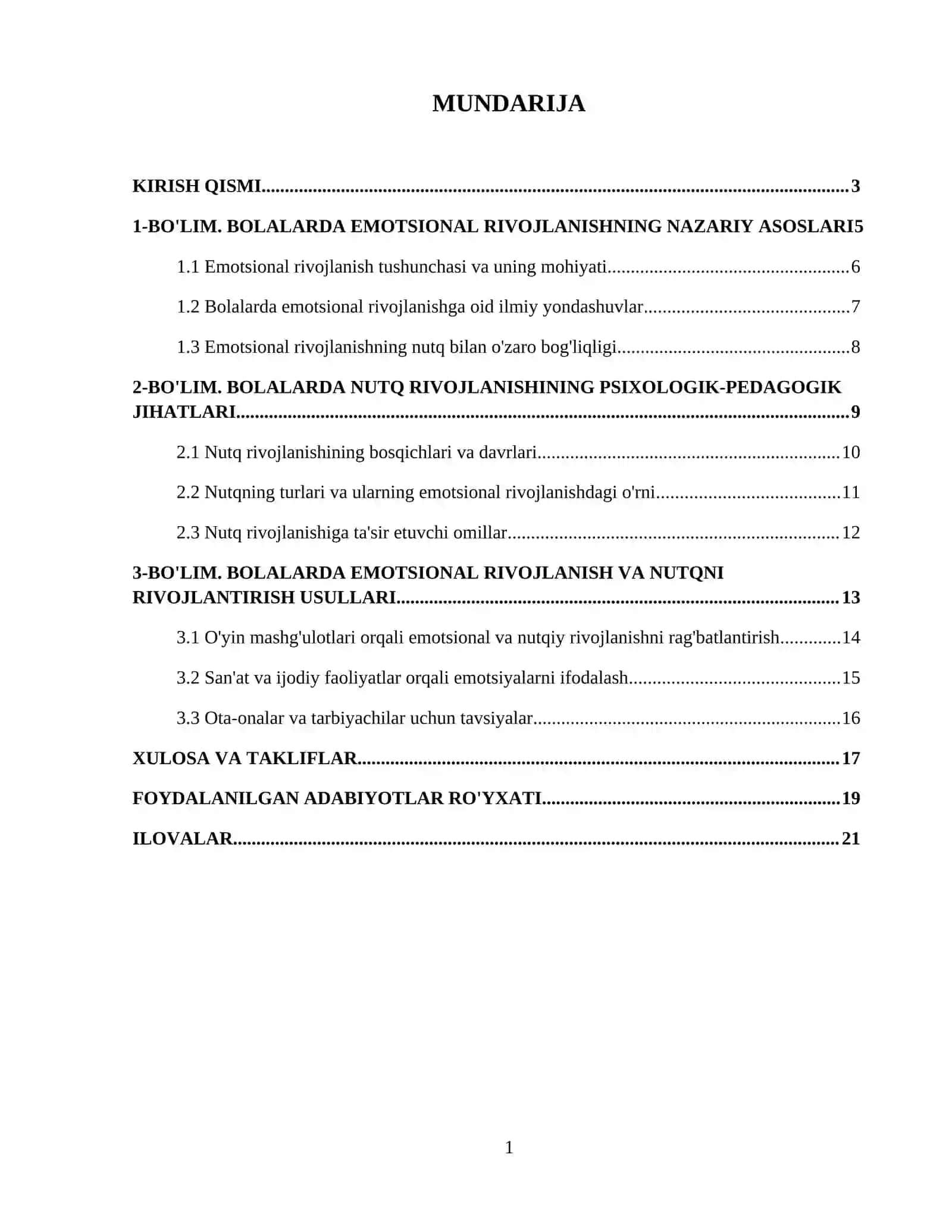 Bolalarda emotsional rivojlanish va nutq 2