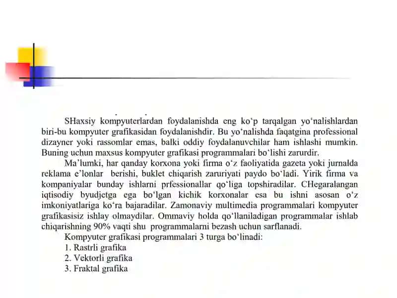 Rastr algoritmlari. Qavariq ko‘pburchakka tashqi chizilgan aylana yuzasini topish. 2