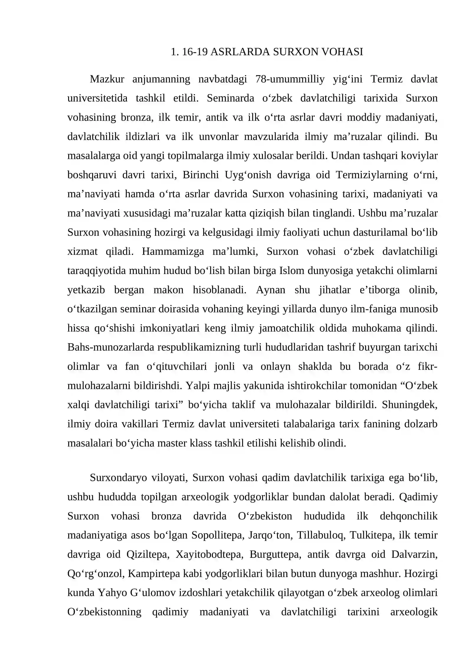XVI-XIX ASRLARDA SURXON VOHASI 2