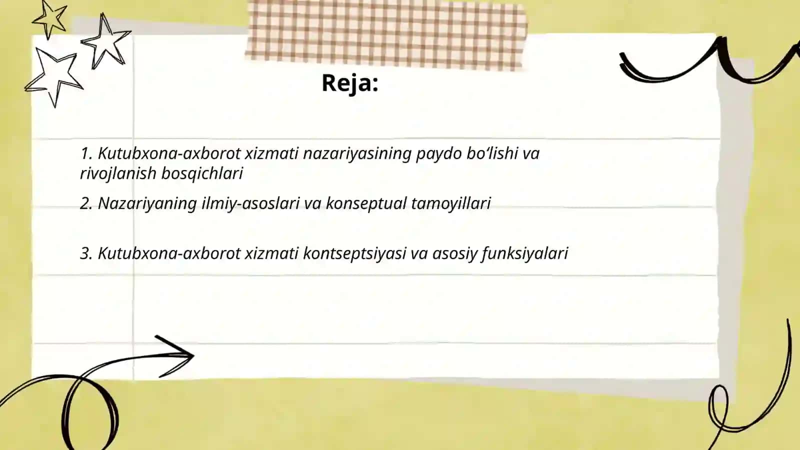Kutubxona-axborot xizmati nazariyasining shakllanishi 2