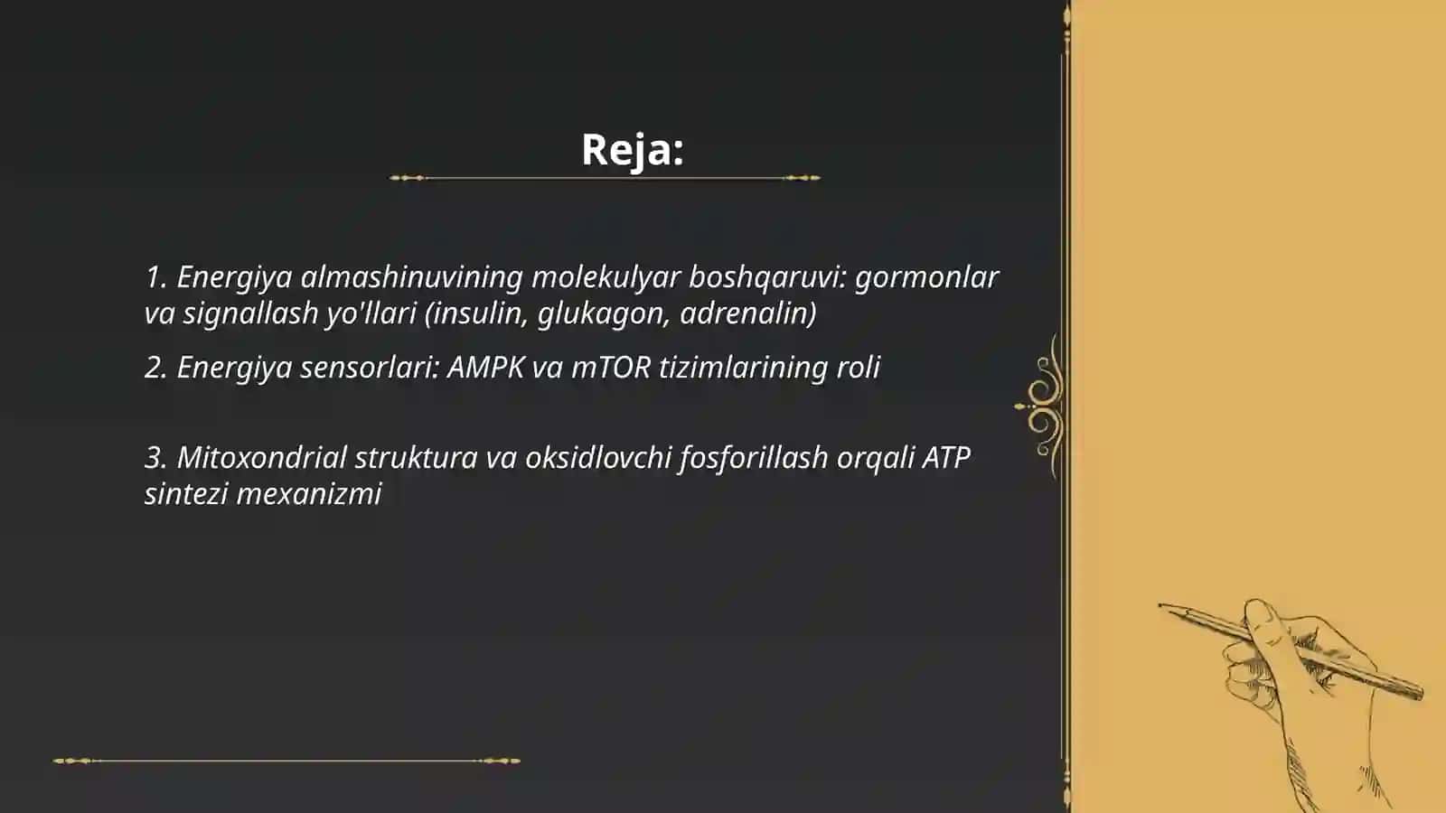 Uglevodlar almashinuvi boshqarilishining buzilishlari 2