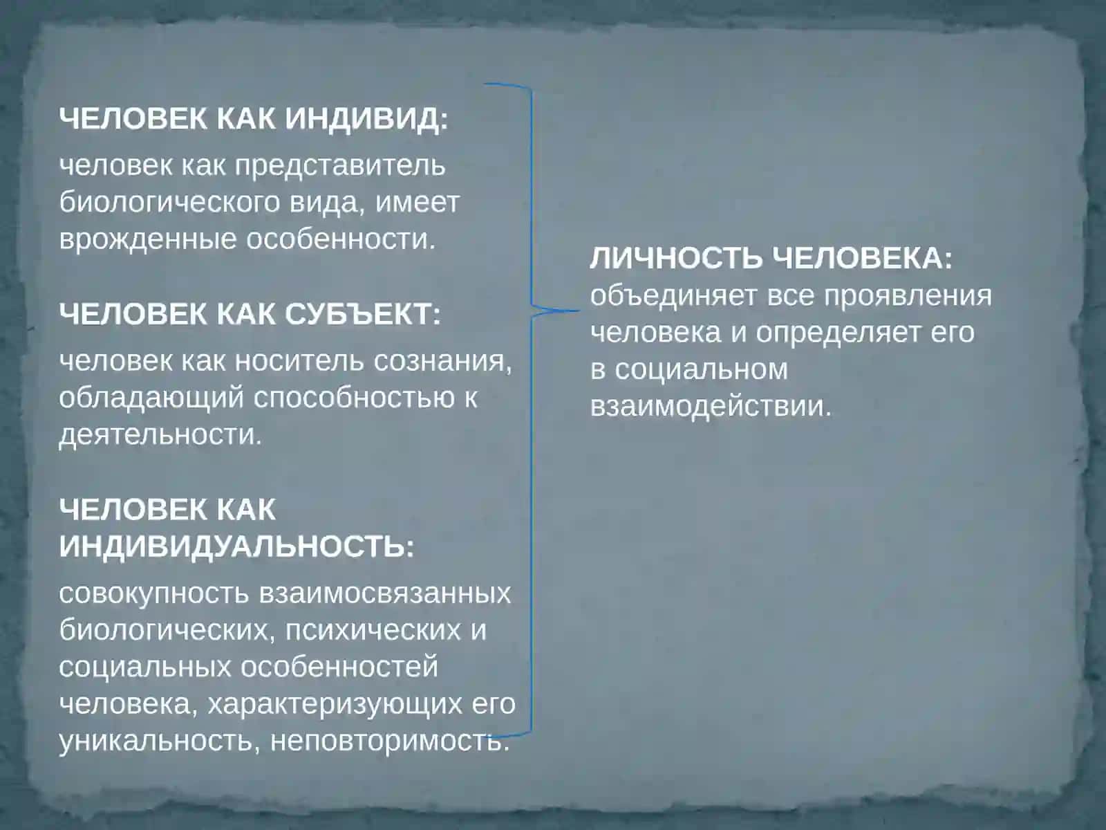 Общее понятие о личности 2