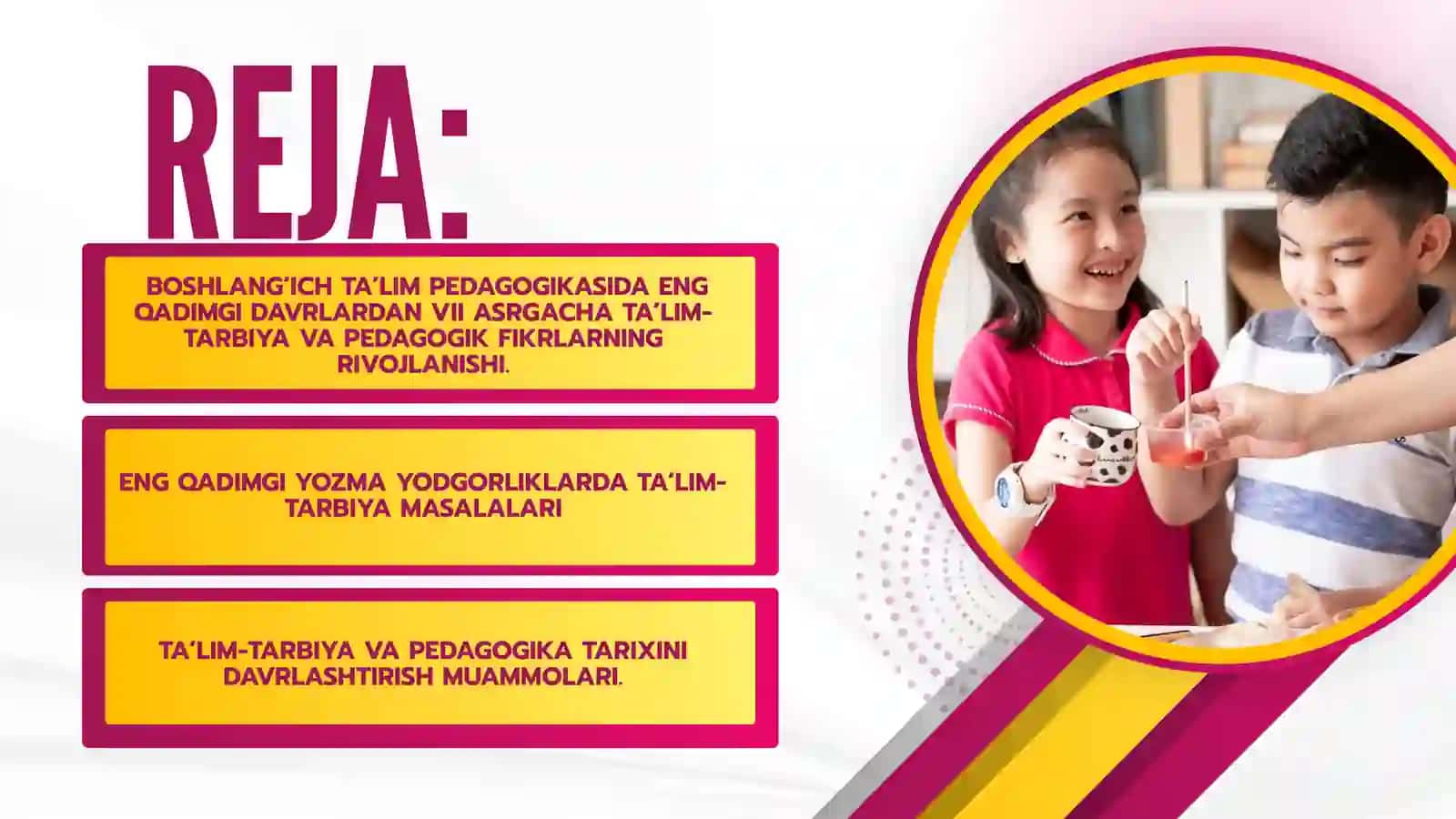 BOSHLANG’ICH TA’LIM PEDAGOGIKASIDA ENG QADIMGI DAVRLARDAN VII ASRGACHA TA’LIM-TARBIYA VA PEDAGOGIK FIKRLARNING RIVOJLANISHI 2