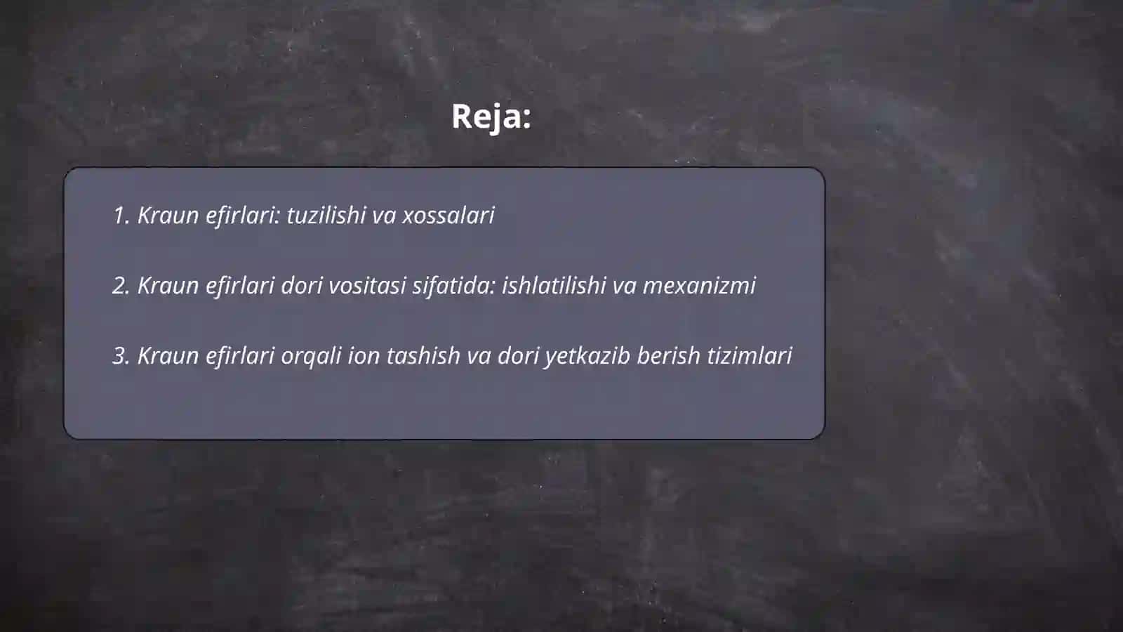 Kraun efirlari 2