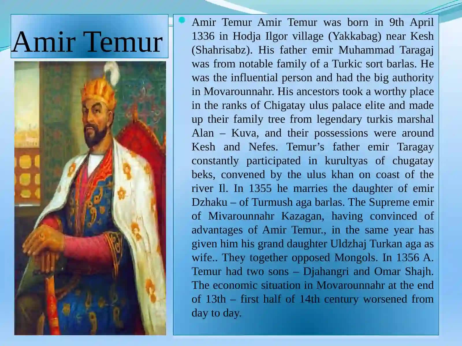Amir Temur 2
