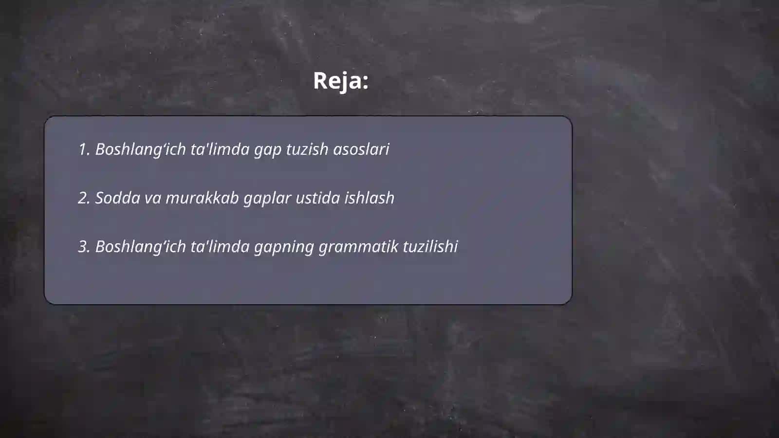 Boshlang‘ich ta‘limda gap ustida ishlash vazifalari va bosqichlari 2
