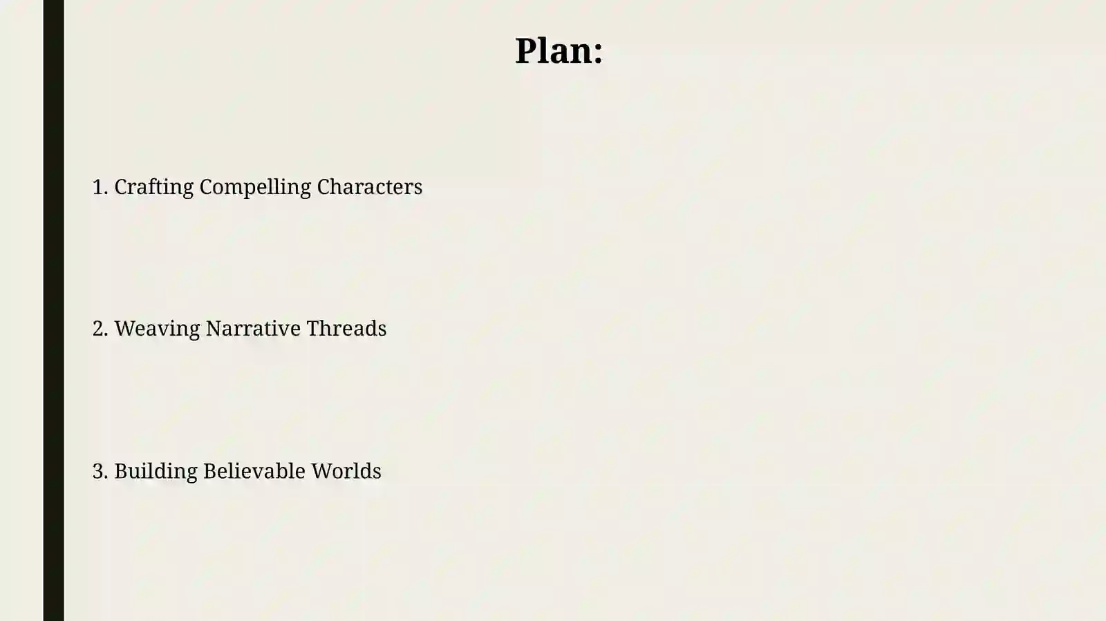 Creative writing contexts:story writing 2