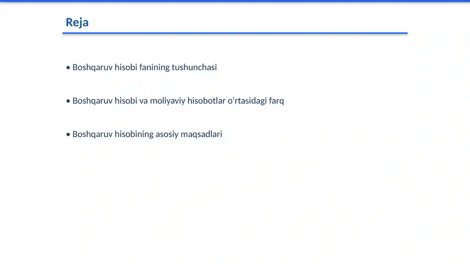 Boshqaruv hisobi fanining predmeti va vazifalari 2
